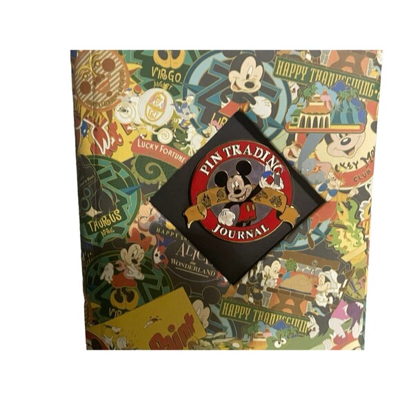 WALT DISNEY WORLD Vintage 2002 "Pin Trading Journal" w/Pencil Mickey Mouse-NEW - Picture 8 of 11